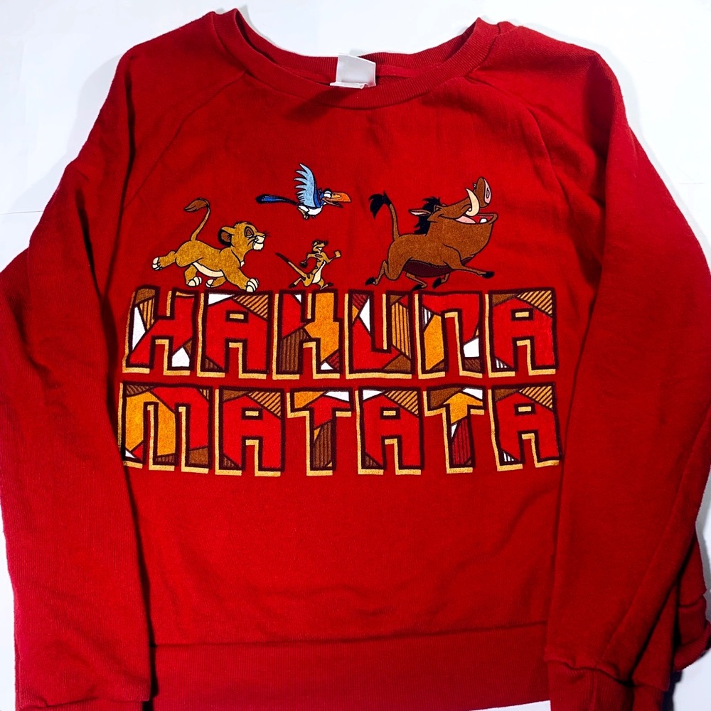 Disney Women L The Lion King Crewneck Sweatshirt